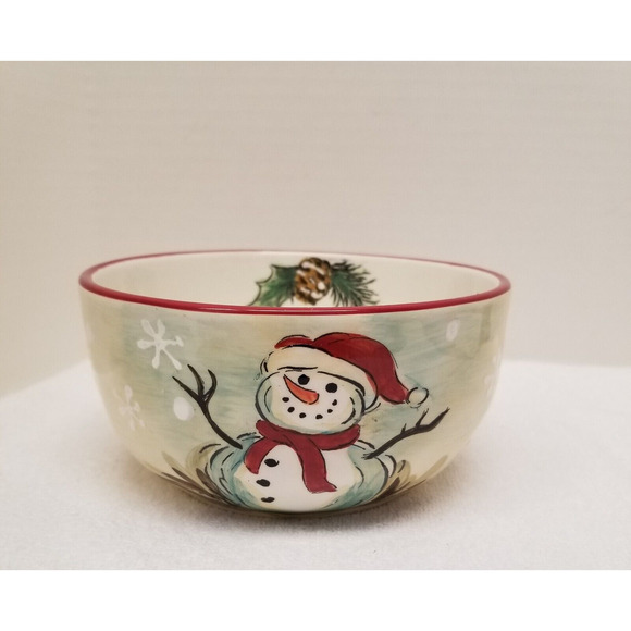 Maxcera Snowfellas 6" w by 3" t small spot on side soup or cereal - Picture 1 of 13